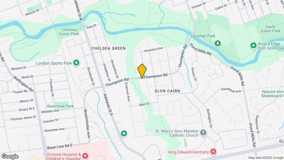 329 Thompson Rd Map and Location Details