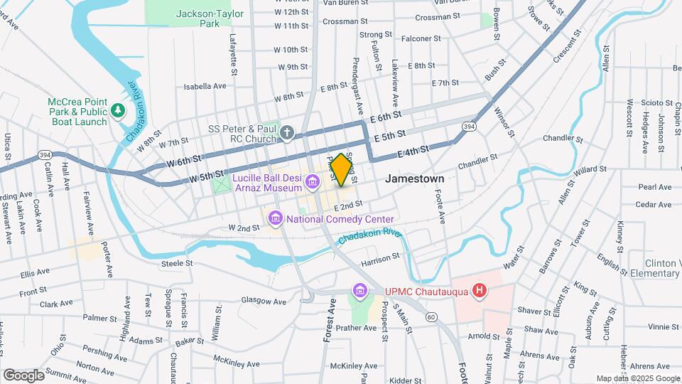 100-104 E 3rd St Map and Location Details