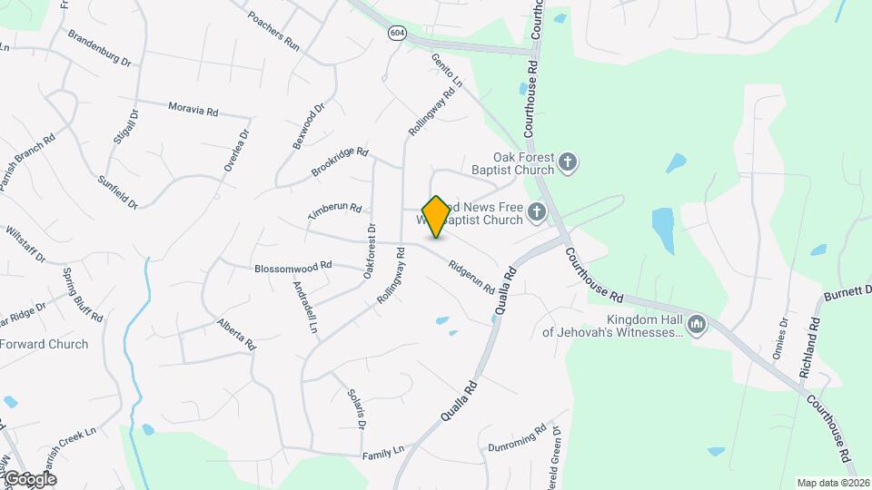 10424 Ridgerun Rd Map and Location Details