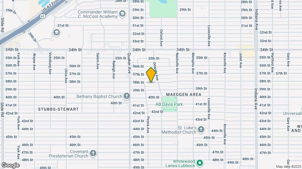 4209 38th St Map and Location Details
