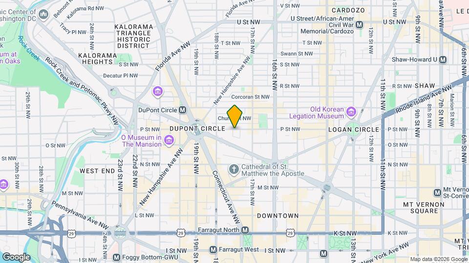 Gables Dupont Circle Map and Location Details