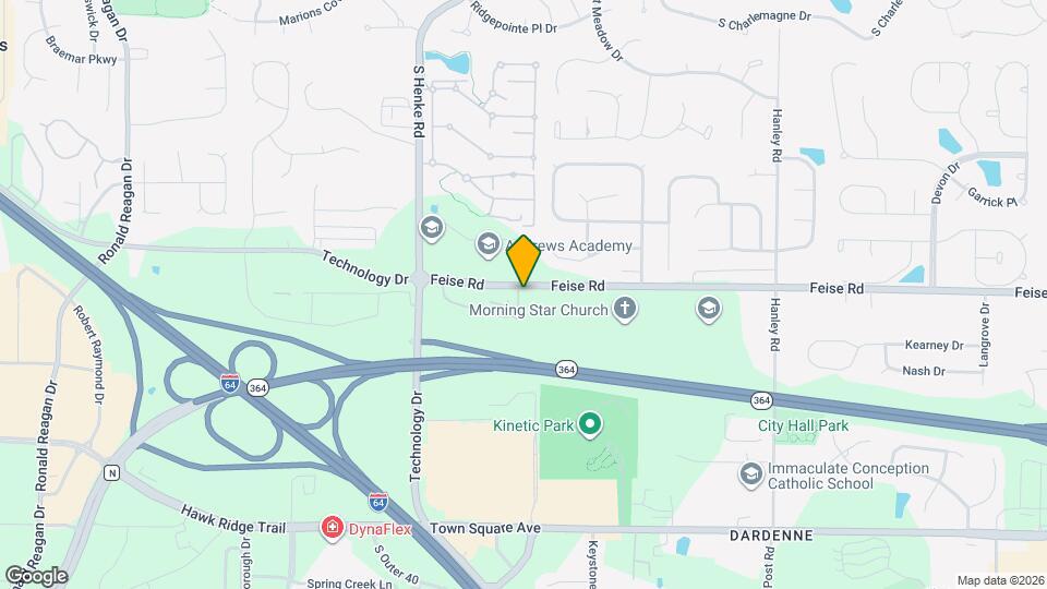 314 Stonewall Creek Dr Map and Location Details