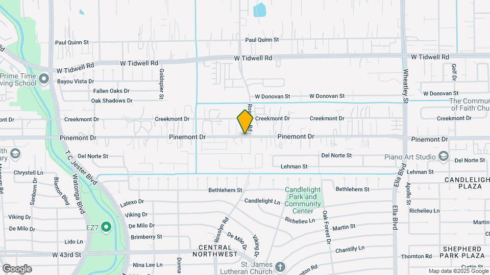 3905 Pinemont Dr Mapa y Detalles de la Ubicación