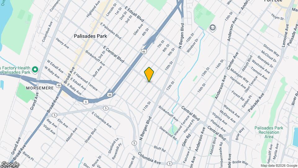 318 Central Map and Location Details