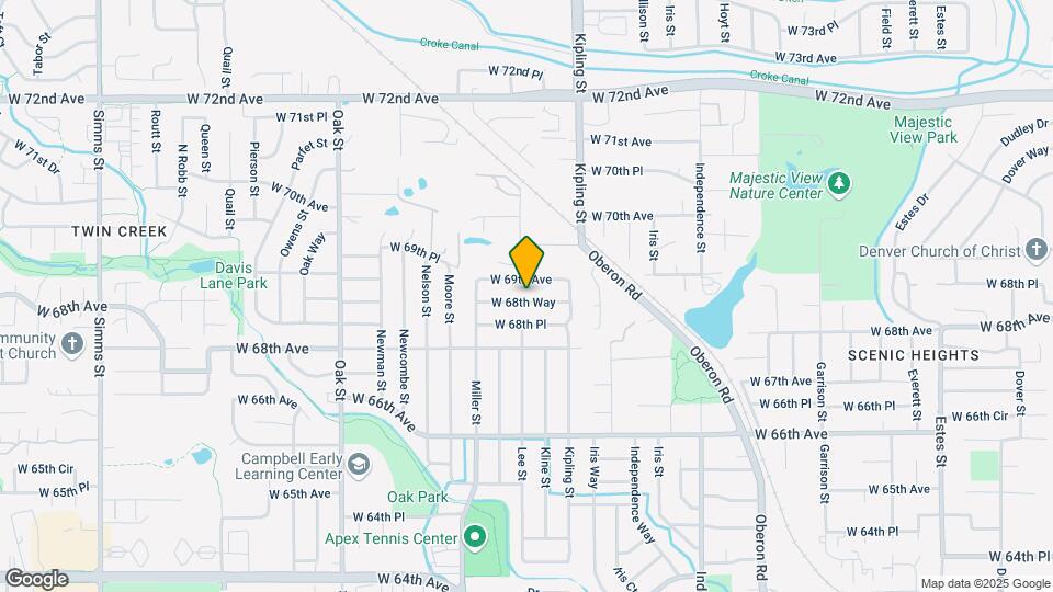 10173 W 68th Way Map and Location Details