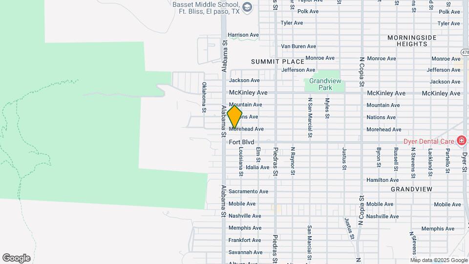 2616 Morehead Ave Mapa y Detalles de la Ubicación
