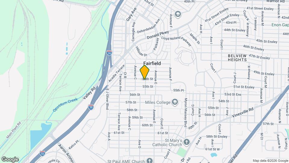 5402 Ave D Mapa y Detalles de la Ubicación