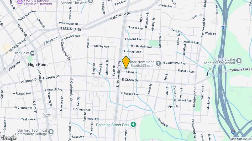1207 Filbert Pl Map and Location Details