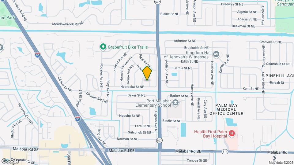 410 Nina Rd NE Mapa y Detalles de la Ubicación