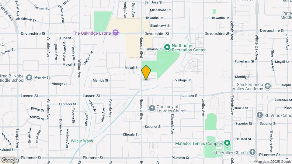 9950 Reseda Blvd Mapa y Detalles de la Ubicación