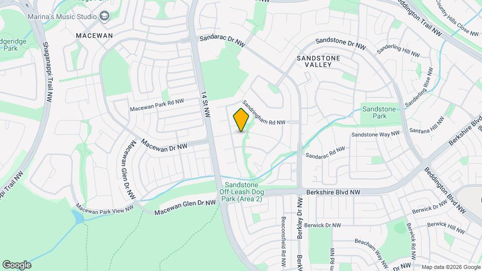 529 Sandringham Pl NW Map and Location Details