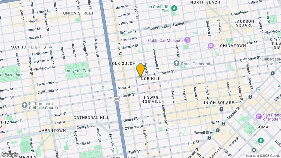 1461 California St Map and Location Details