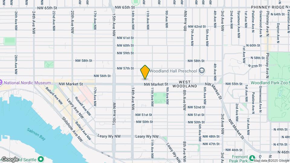 1122 Market St Map and Location Details
