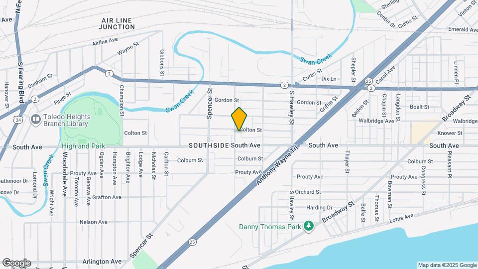 437 Hiett Ave Map and Location Details