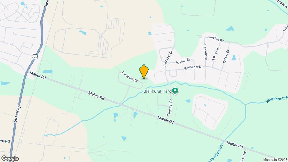 547 Rosebud Cir Mapa y Detalles de la Ubicación