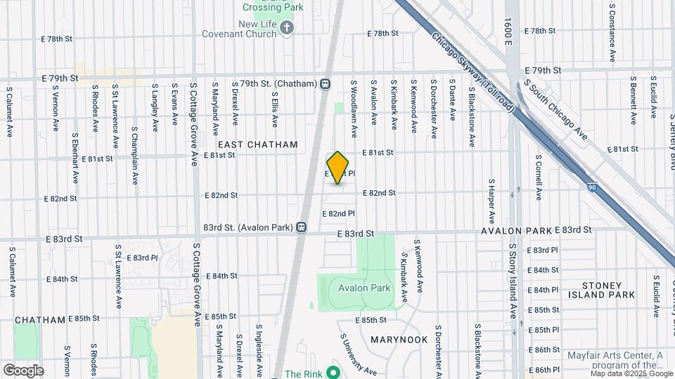 1128 E 82nd St Map and Location Details