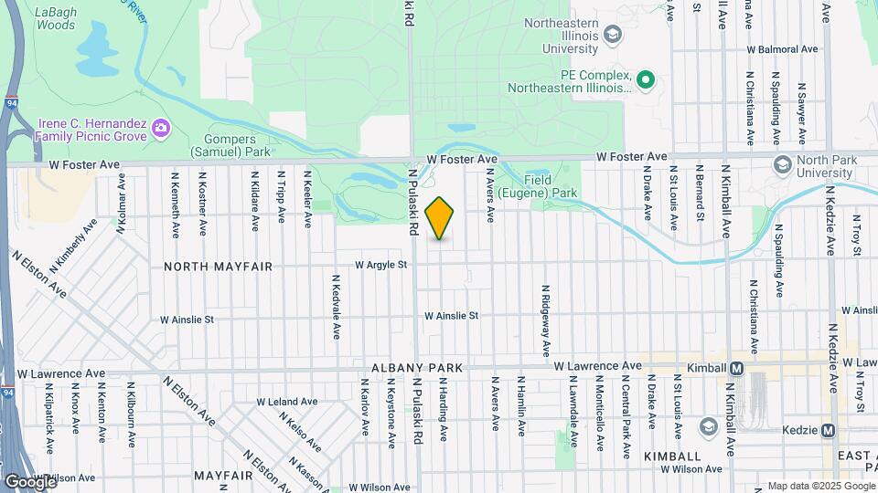 5016 N Harding Ave Map and Location Details