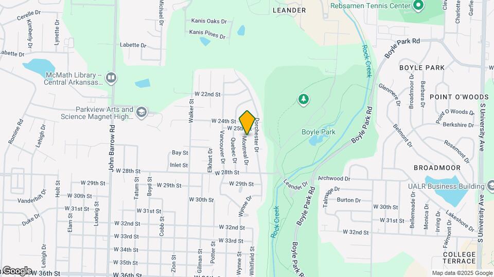 2511 Montreal Dr Map and Location Details