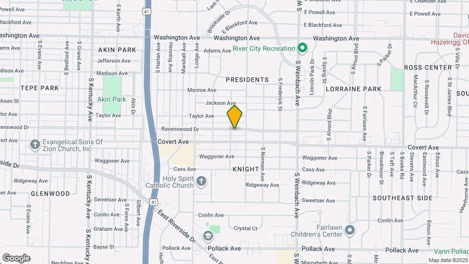 1605 Ravenswood Dr Map and Location Details