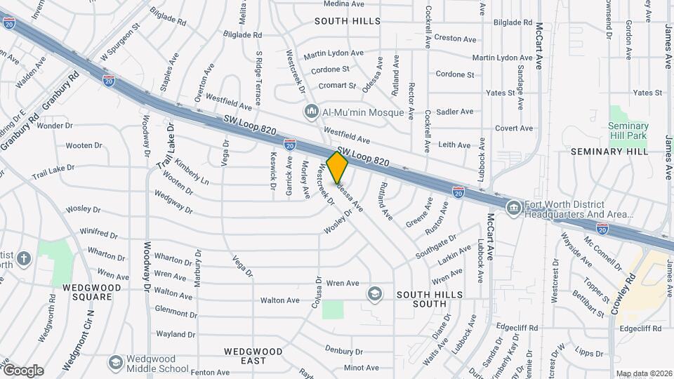 5312 Odessa Ave Map and Location Details