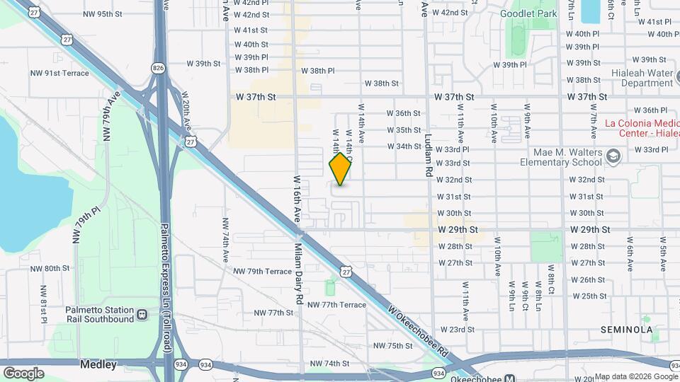 1475 W 31st St Map and Location Details