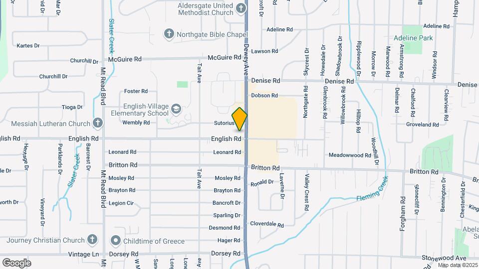 3743 Dewey Ave Map and Location Details