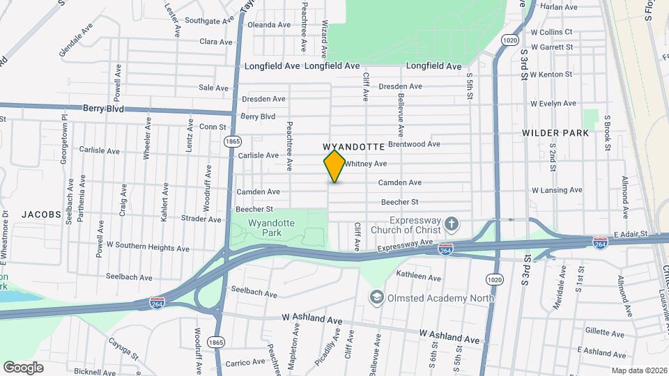 936 Camden Ave Map and Location Details