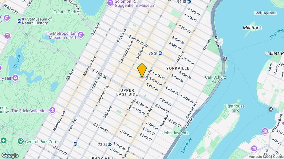 245 E 81St St Map and Location Details