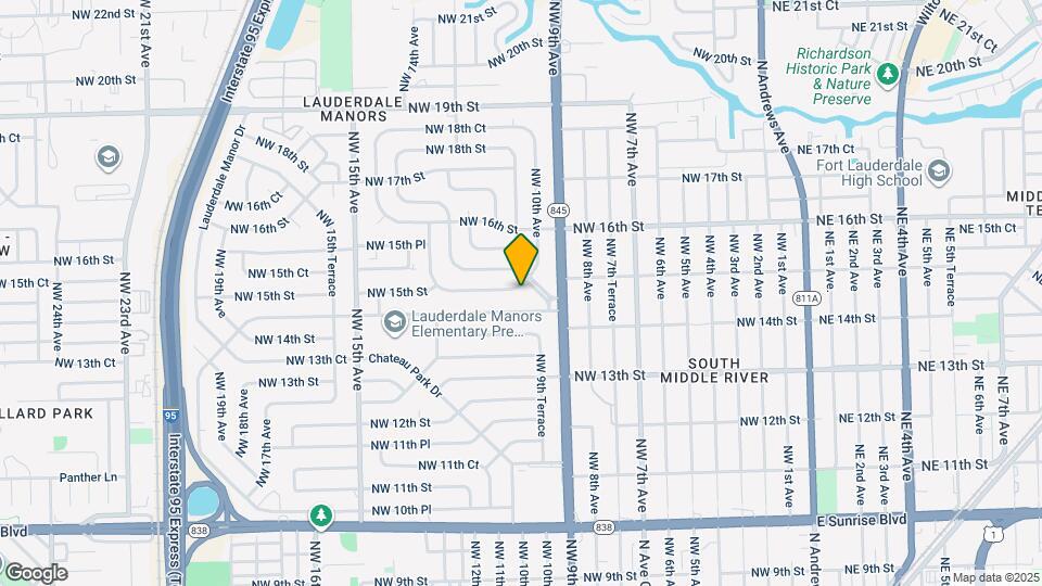 1014 NW 15th St Map and Location Details