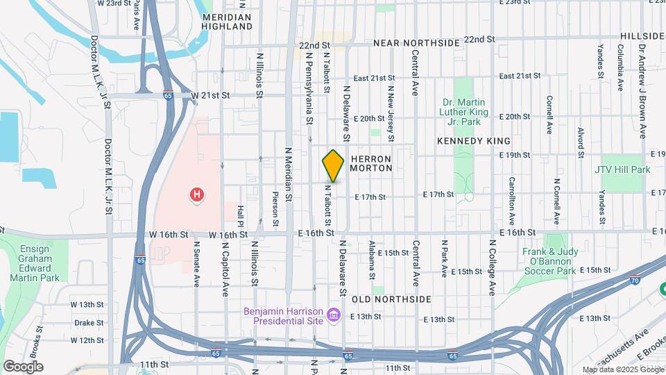 1717 N Talbott St Map and Location Details