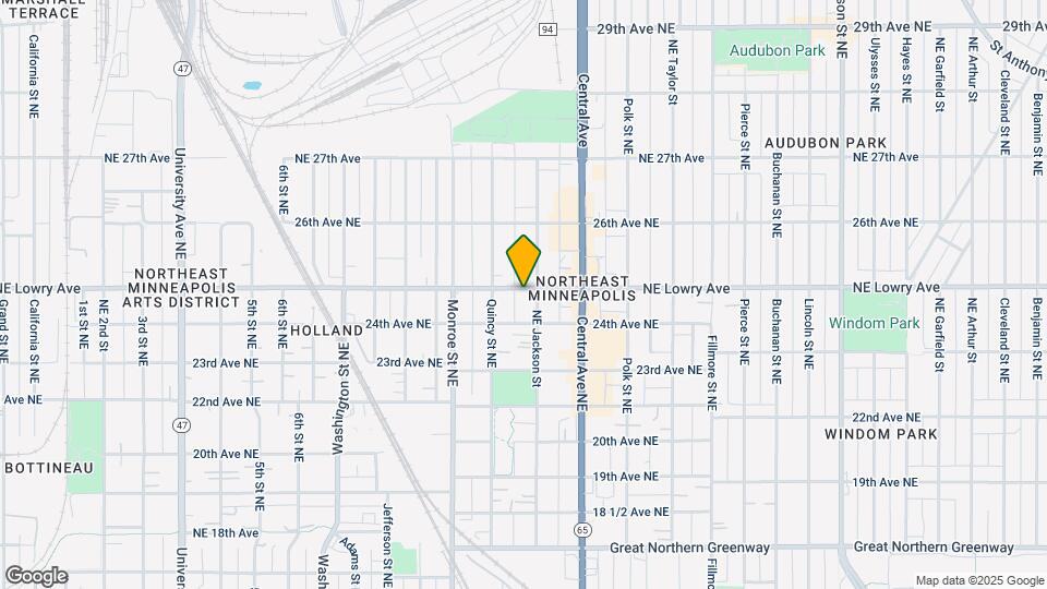 824 Lowry Ave NE, Unit 2 Map and Location Details