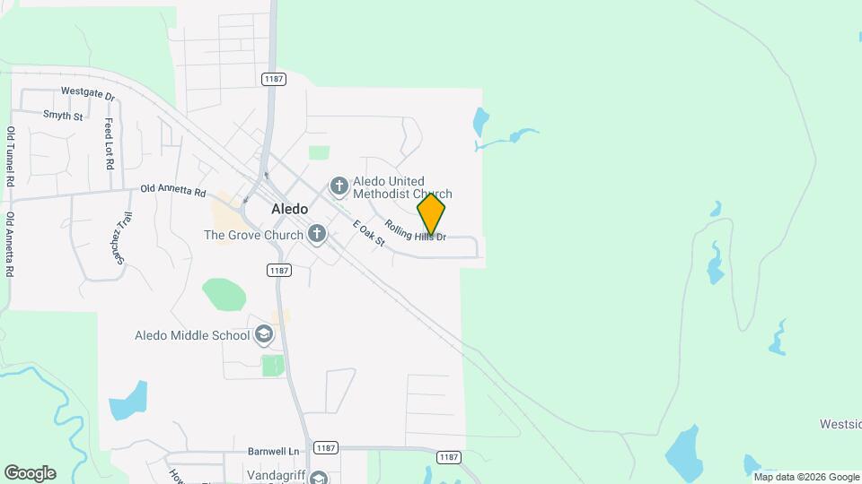 504 Rolling Hills Dr Map and Location Details