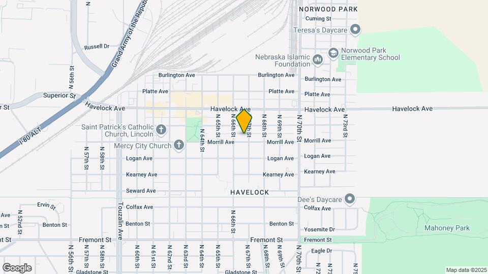 6634 Morrill Ave Map and Location Details