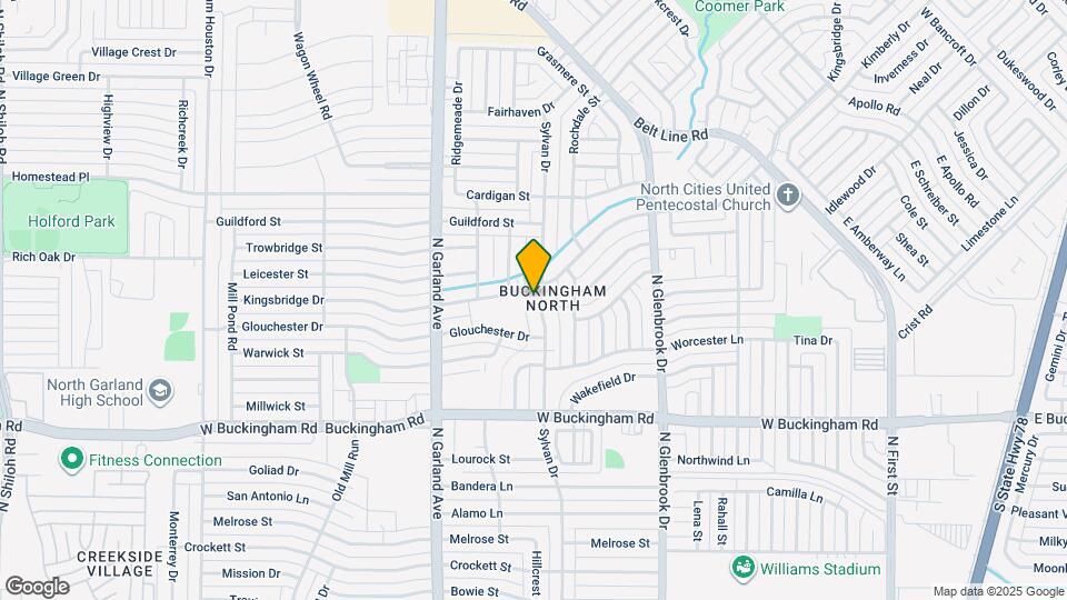 2217 Sylvan Dr Map and Location Details