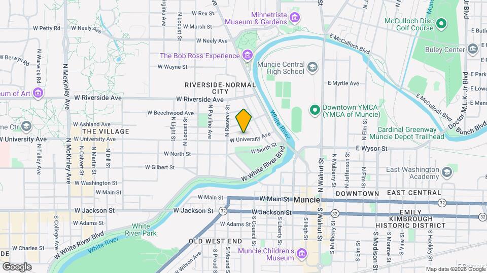 636 W University Ave Map and Location Details