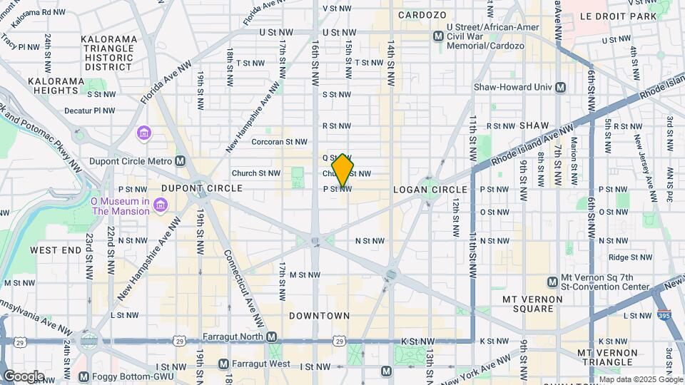 1510 P St NW Map and Location Details