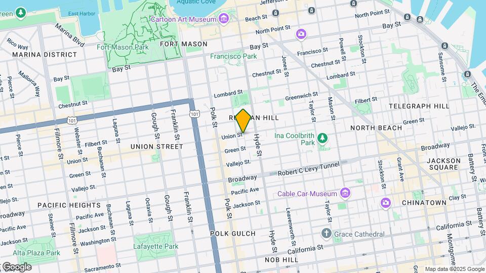 1275 Union St Map and Location Details