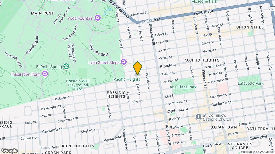 2998 Pacific Ave Map and Location Details