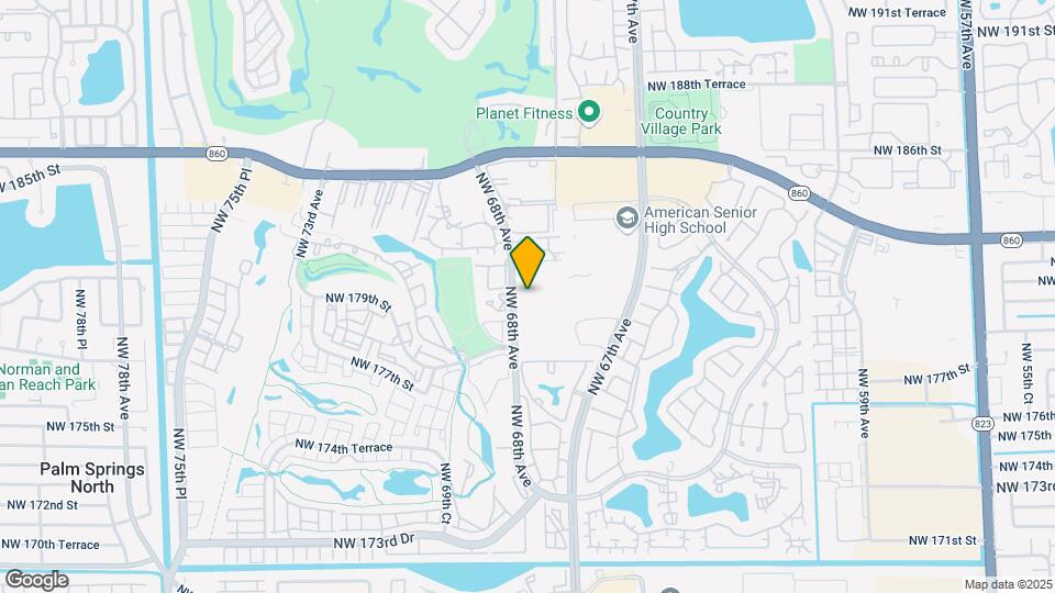 18101 NW 68th Ave Map and Location Details