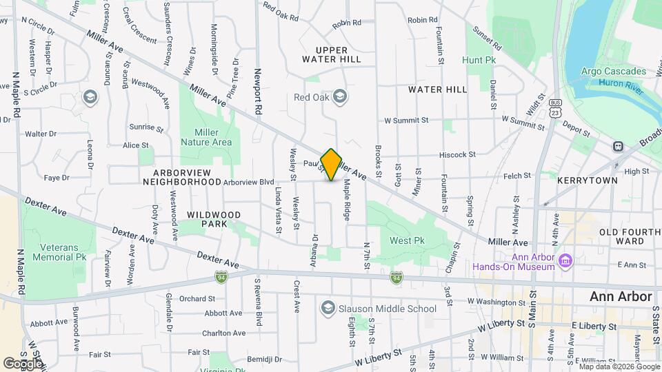 1015 Arborview Blvd Mapa y Detalles de la Ubicación