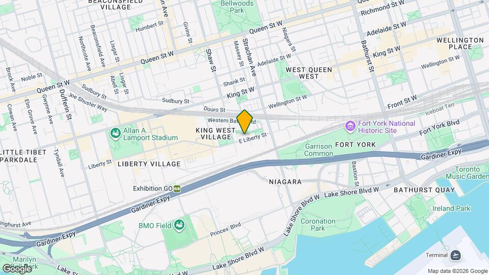 1109 E Liberty St Map and Location Details