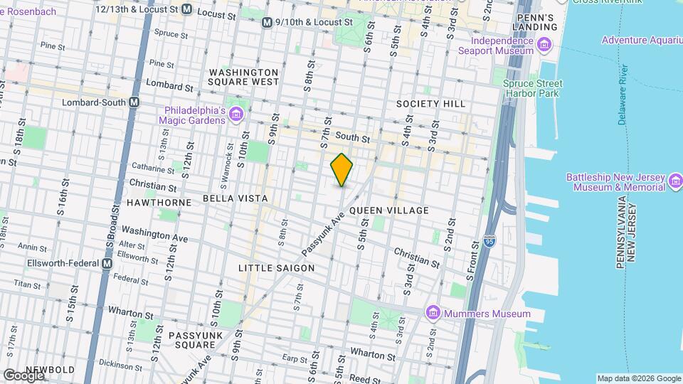 764 S 6th St, Unit 3rd Floor Unit Map and Location Details