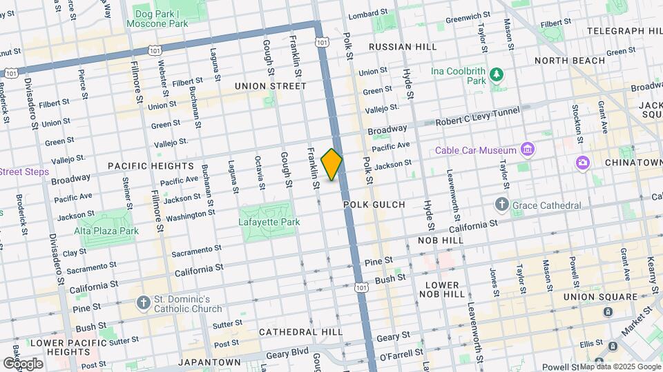1840 Washington St Map and Location Details