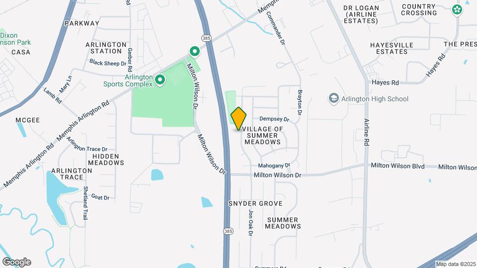5407 Milton Ridge Dr Map and Location Details