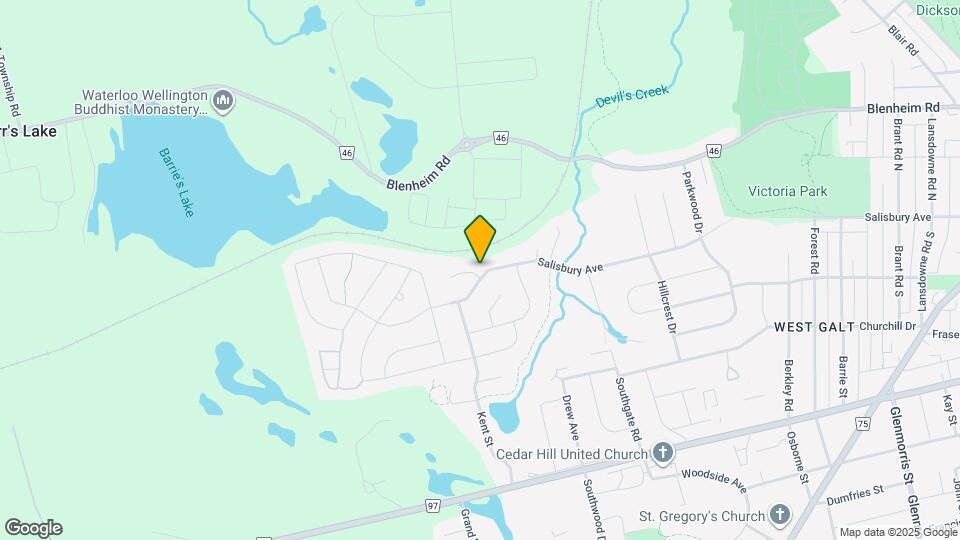 288 Salisbury Ave Map and Location Details