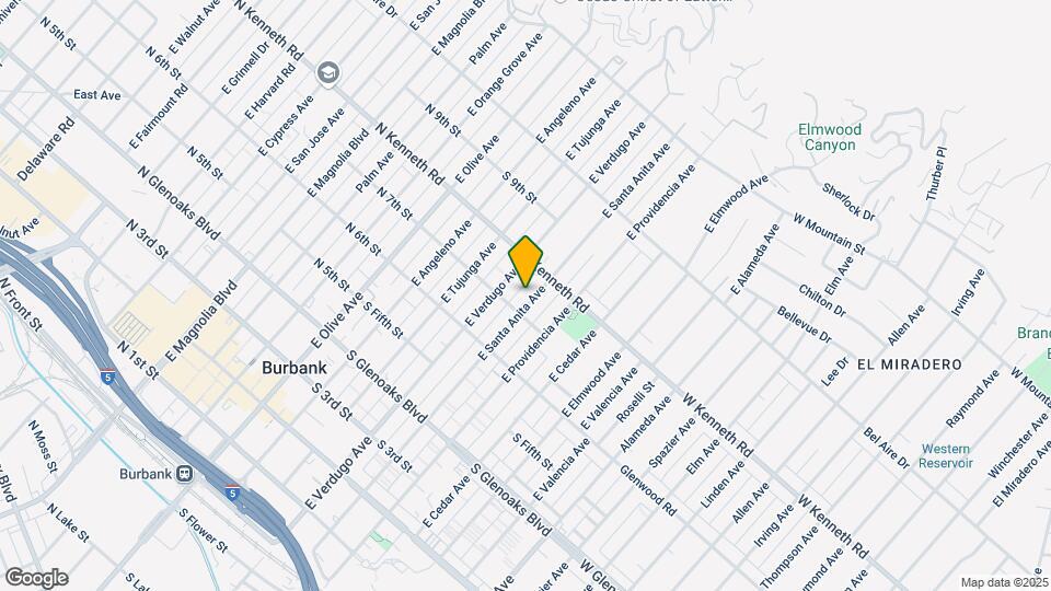 715 E Santa Anita Ave Map and Location Details