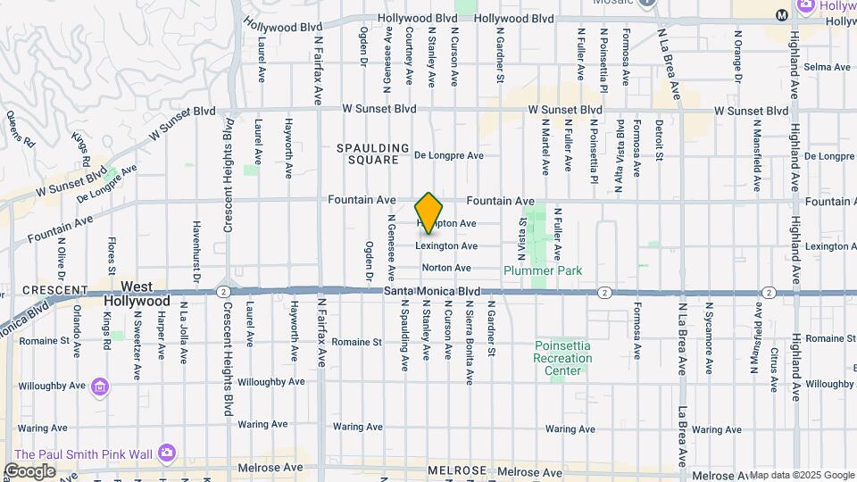 7635 Lexington Ave Map and Location Details