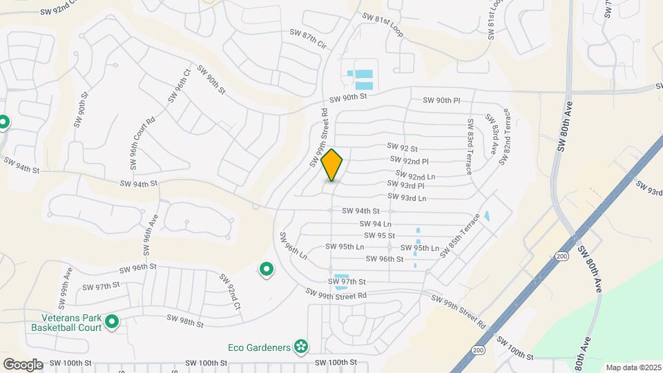 9382 SW 89th Court Rd Map and Location Details