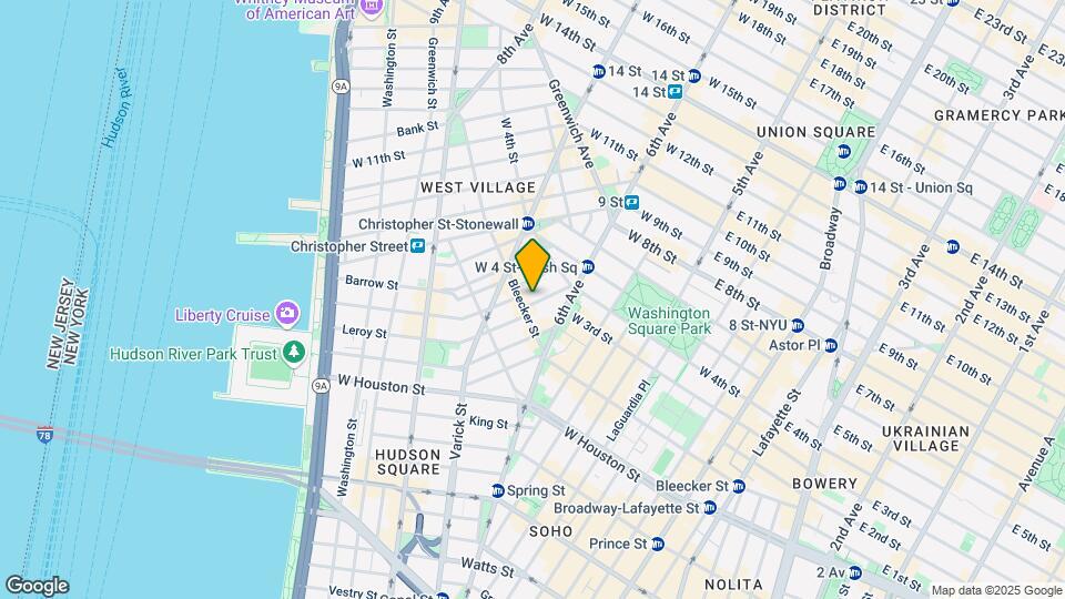 31 Cornelia St Mapa y Detalles de la Ubicación