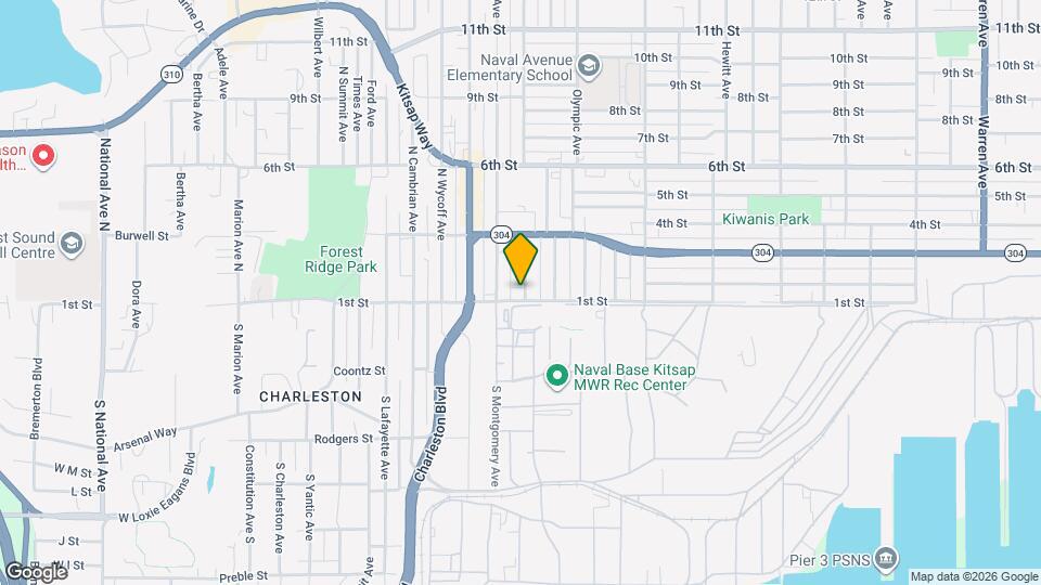 129 N Rainier Ave Map and Location Details